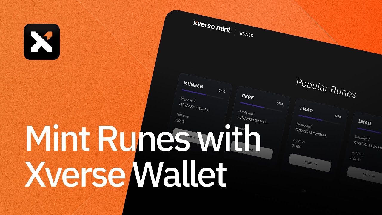 Mint Runes on Bitcoin Testnet with Xverse Wallet