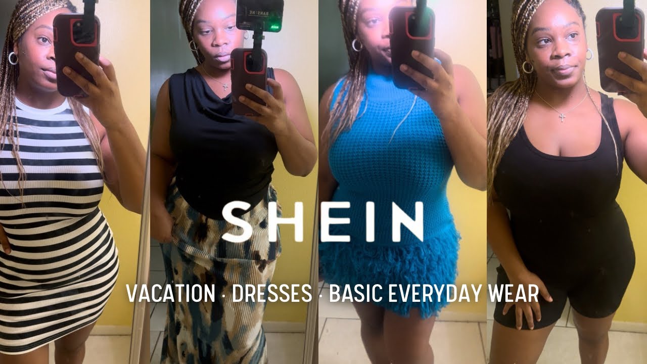 SHEIN CLOTHING HAUL | Vacation Looks, Basic Essential Pieces & Dresses