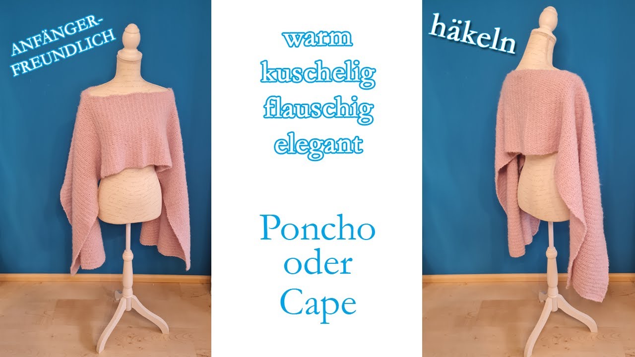 🧣 warmer, kuscheliger & eleganter Poncho 🧣 Cape нäкєℓη
