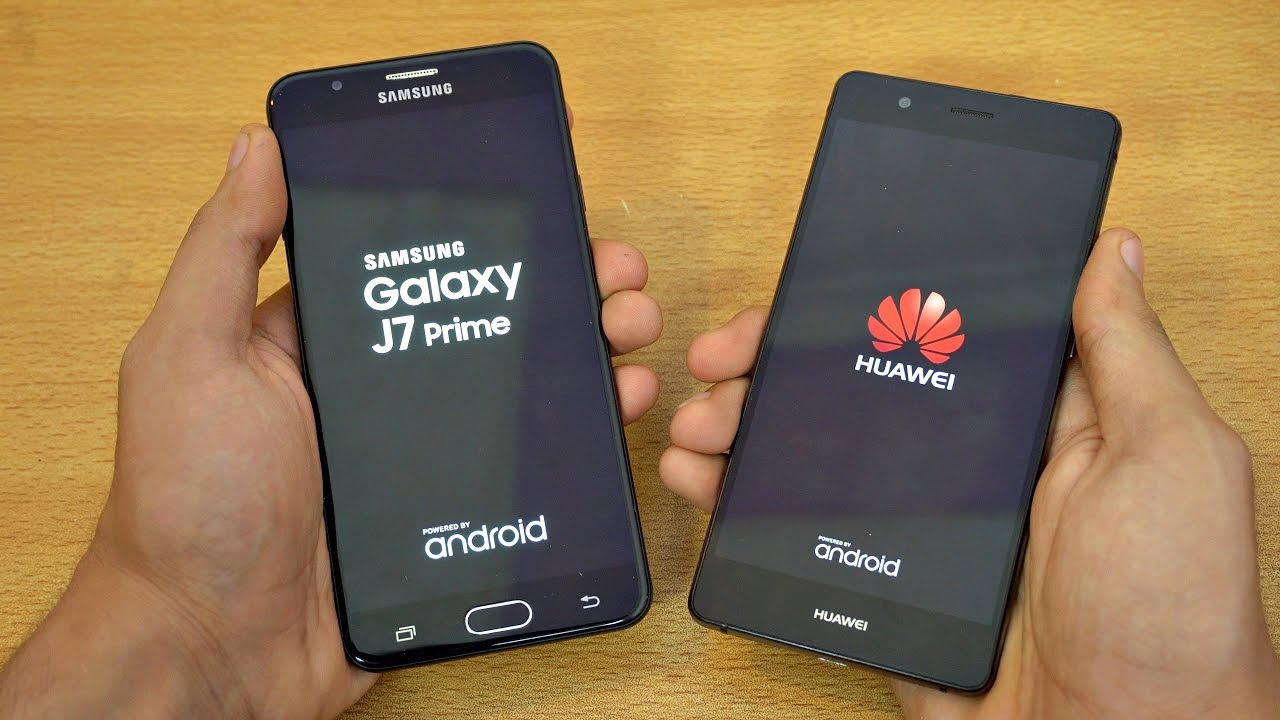 Samsung Galaxy J7 Prime vs Huawei P9 Lite - Speed Test! (4K)