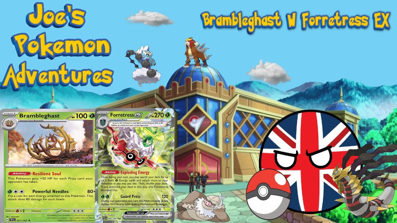 Brambleghast W Forretress EX. Showcasing my decklist. Pokémon Trading Card Game