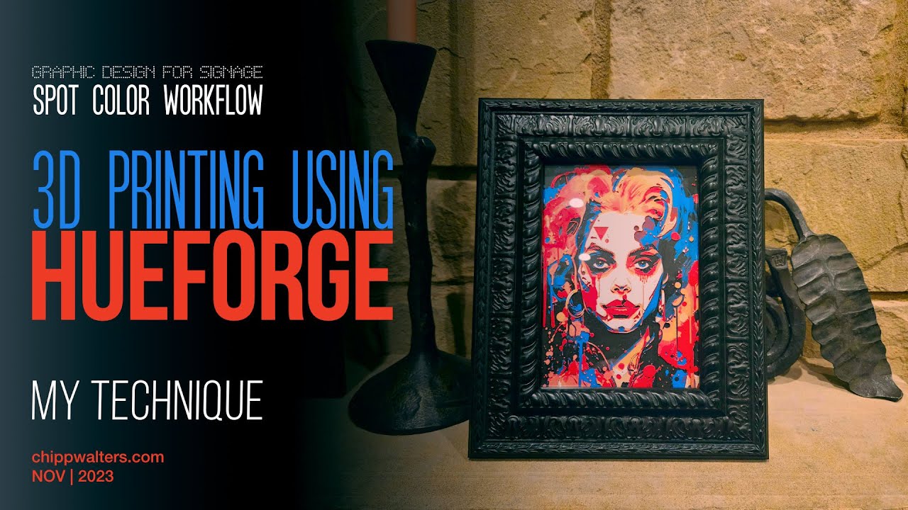 HueForge: использование изображений в оттенках серого для картирования слоев нитей