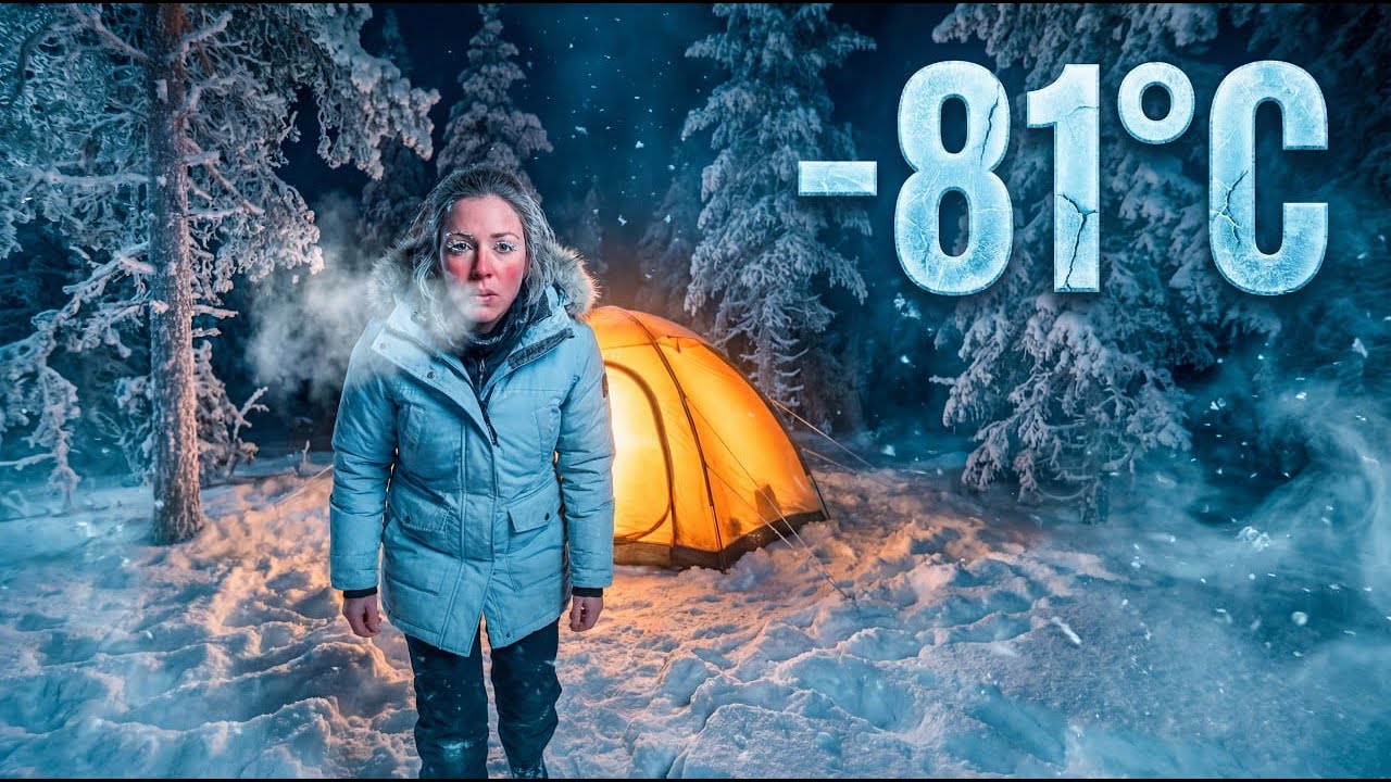 SOLO CAMPING IN −81°C ❄️ | One Silent Winter Night