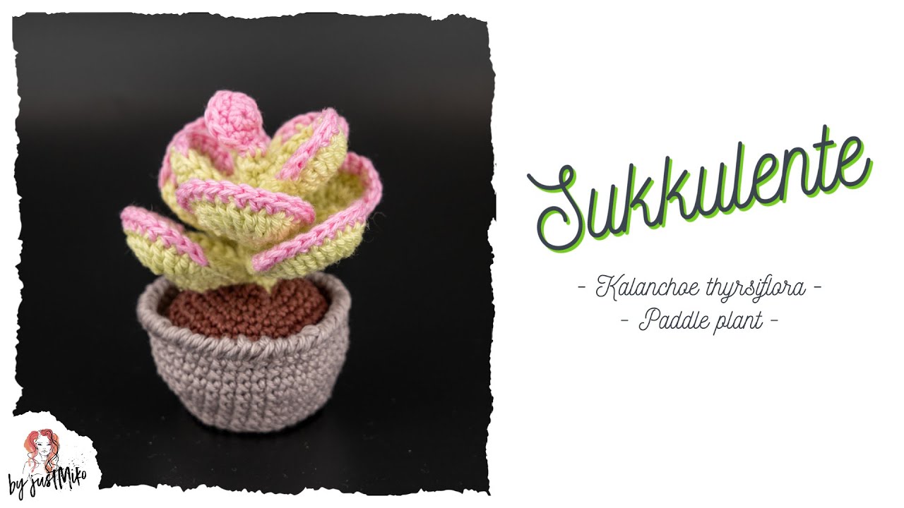 Paddel Pflanze häkeln | Deko | Amigurumi