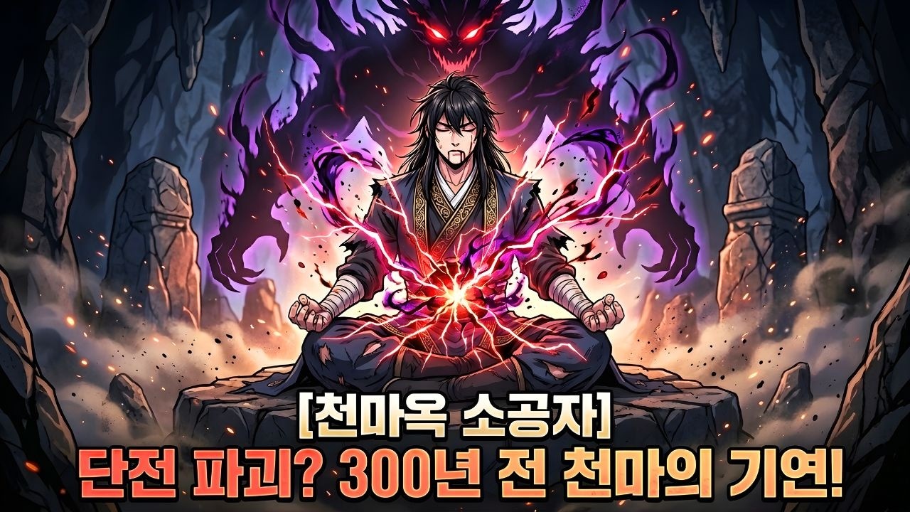 [무협] 단전이 박살 난 폐물 도련님? 300년 전 '초대 천마'의 기연이 시작되다! #무협 #무협드라마 #무협소설