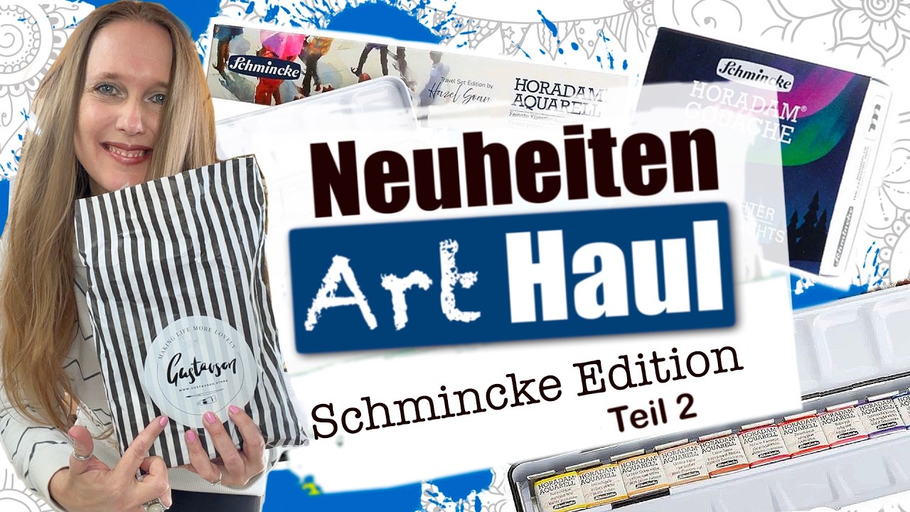 Damit habt ihr nicht gerechnet! Mein Lieblingsprodukt & tolle Neuheiten | Schmincke ART HAUL✨| 02