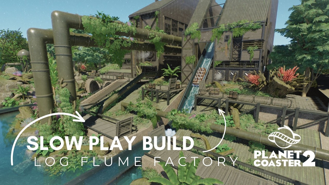 Planet Coaster 2: Slow build session (Project Willow Grove - Park Expansion part 17)