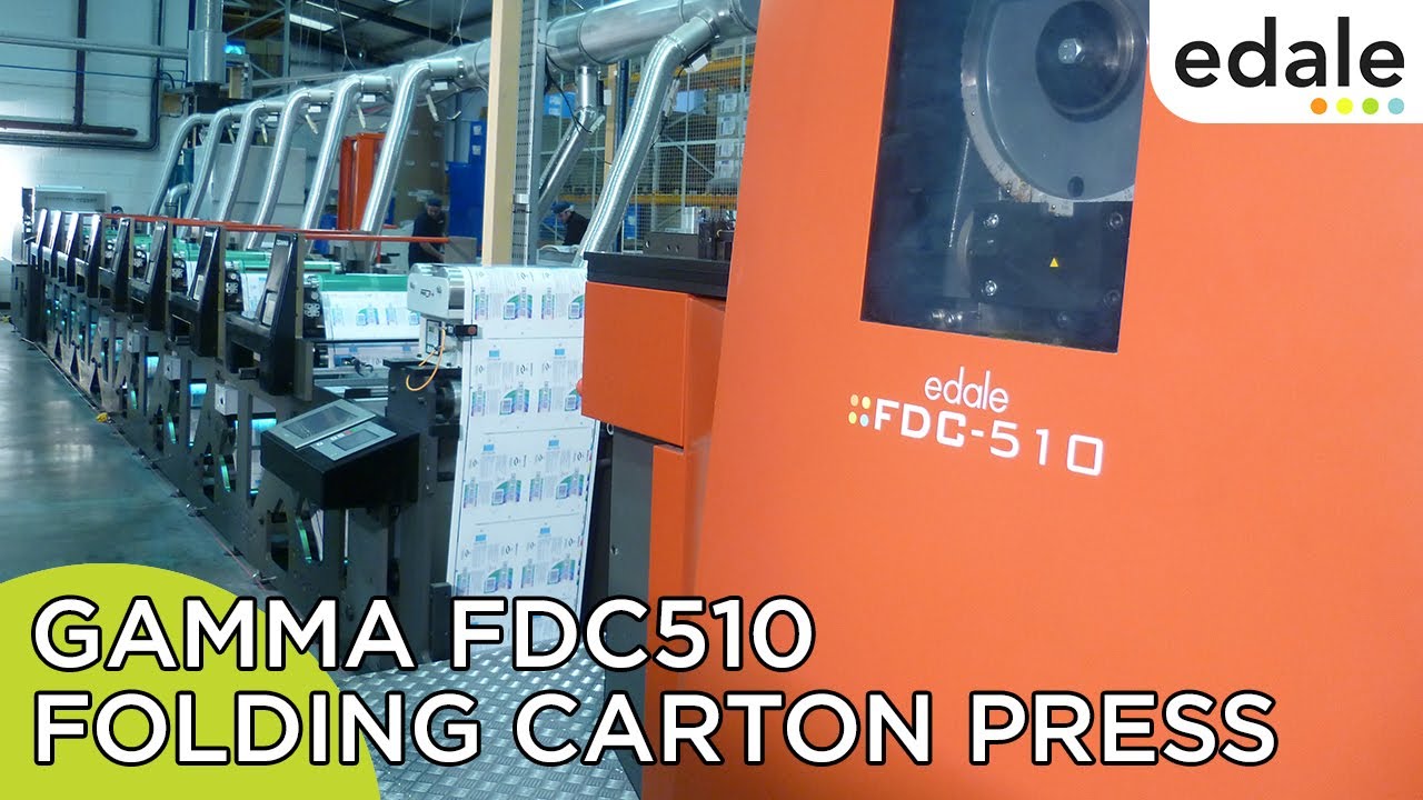 Gamma FDC510 Folding Carton Press