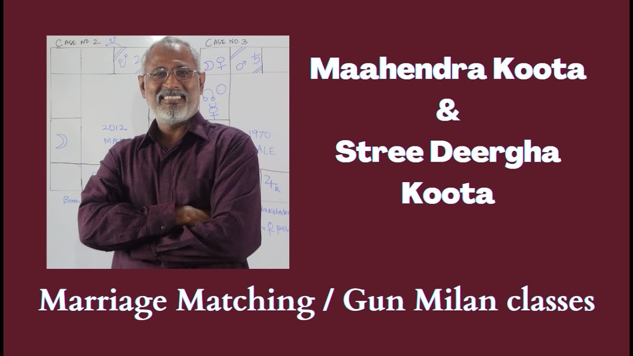 Class - 124 // Maahendra and Stree Dirgha Koota // Gun Milan Classes