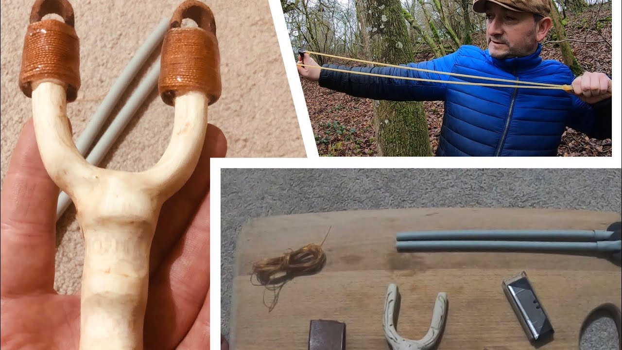 How to make a catapult / slingshot tutorial #catapults #hunting #bushcraft