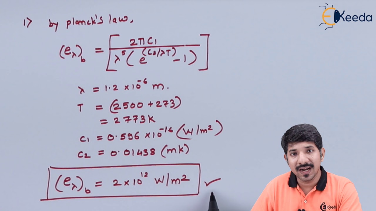 Numerical 1 on Radiation - Radiation Heat Transfer  - Heat Transfer