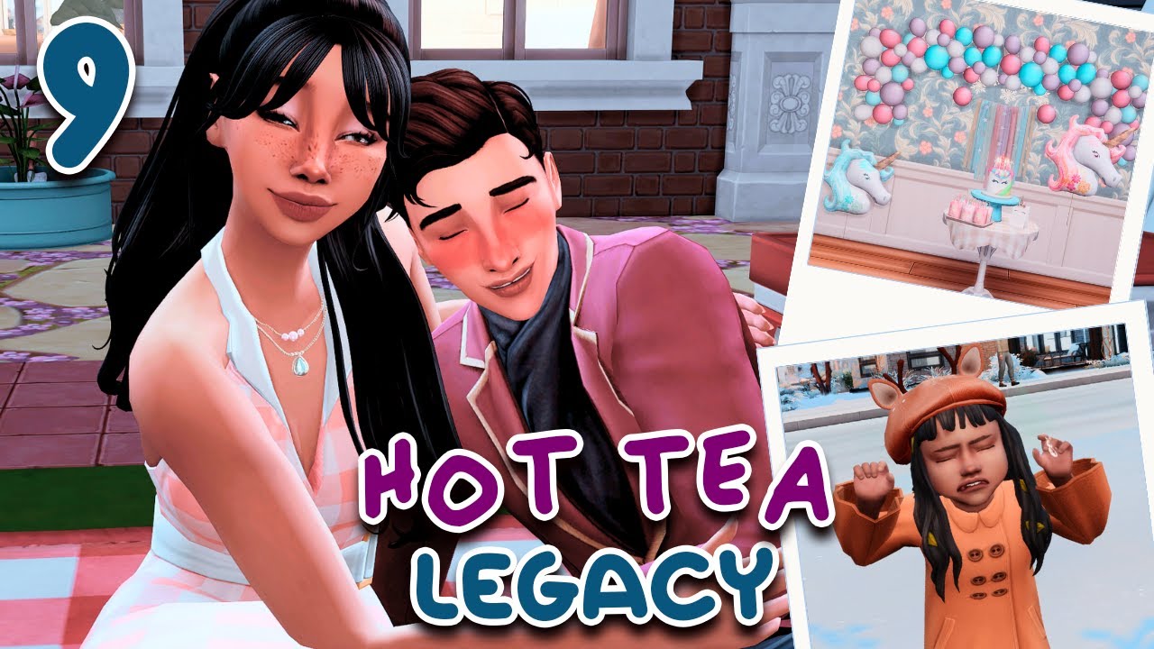 BATTANİYEDE AŞK❤️‍🔥 AİLE PARTİLERİ 🎂 THE SIMS 4 HOT TEA LEGACY CHALLENGE
