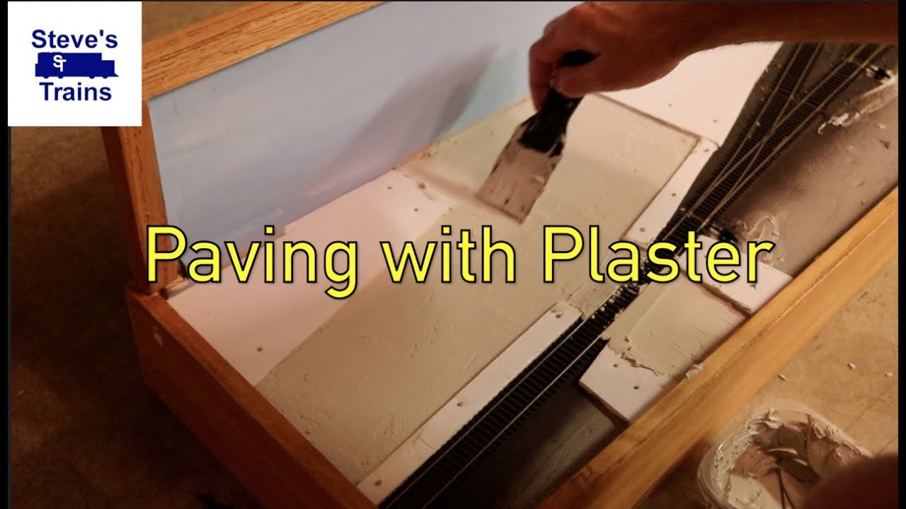 Tulsa Spur Part 7: Make Model Roadways with Patching Plaster!