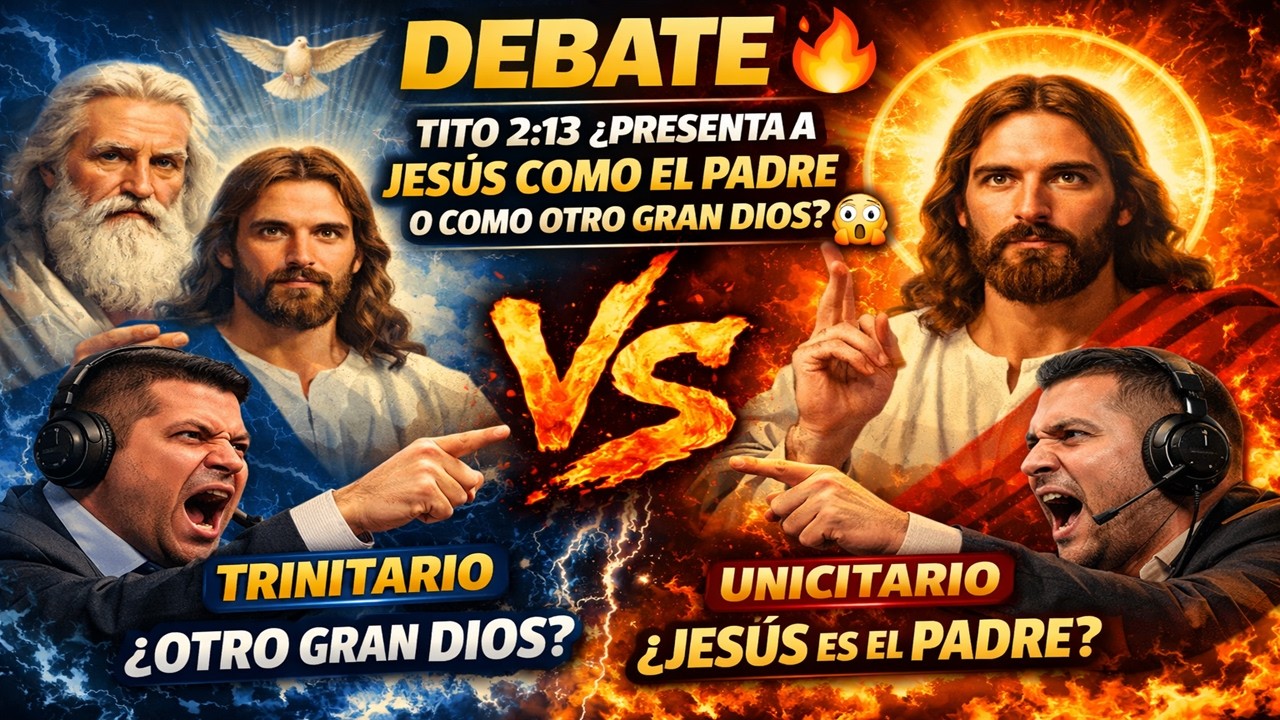 DEBATE🔥 Tito 2:13 ¿Presenta a Jesús Como el Padre o Como Otro Gran Dios? 😱/TRINITARIO VS UNICITARIO
