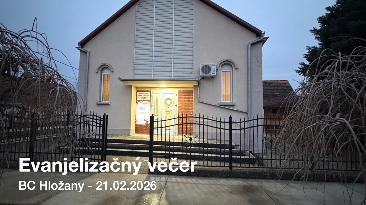 Evanjelizačný večer - Hložany (21. 02. 2026)