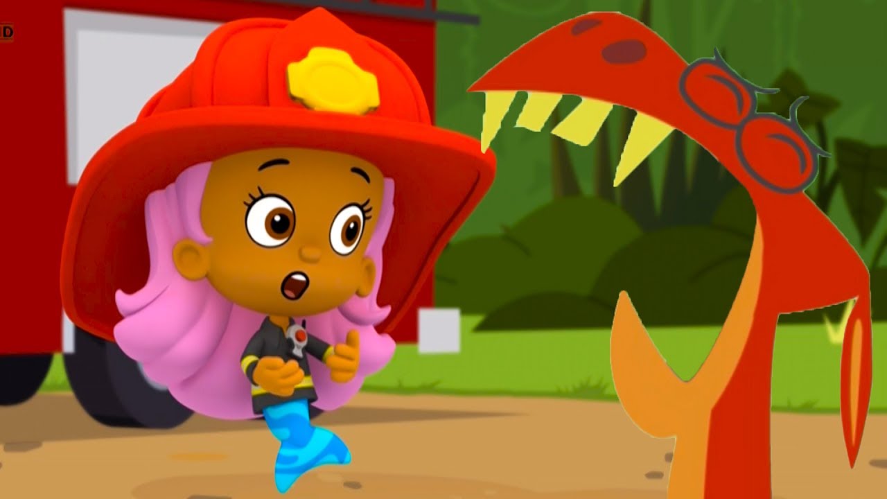 Mermaids Gill and Molly fly a dragon and extinguish a fire #BRODIGAMES