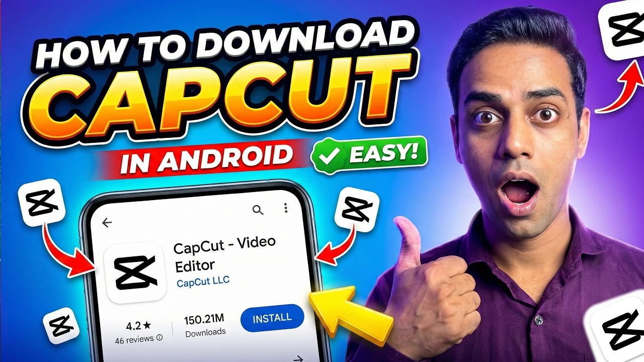 How to Download & Install Capcut in Android |  Capcut Pro Kaise Download Karen