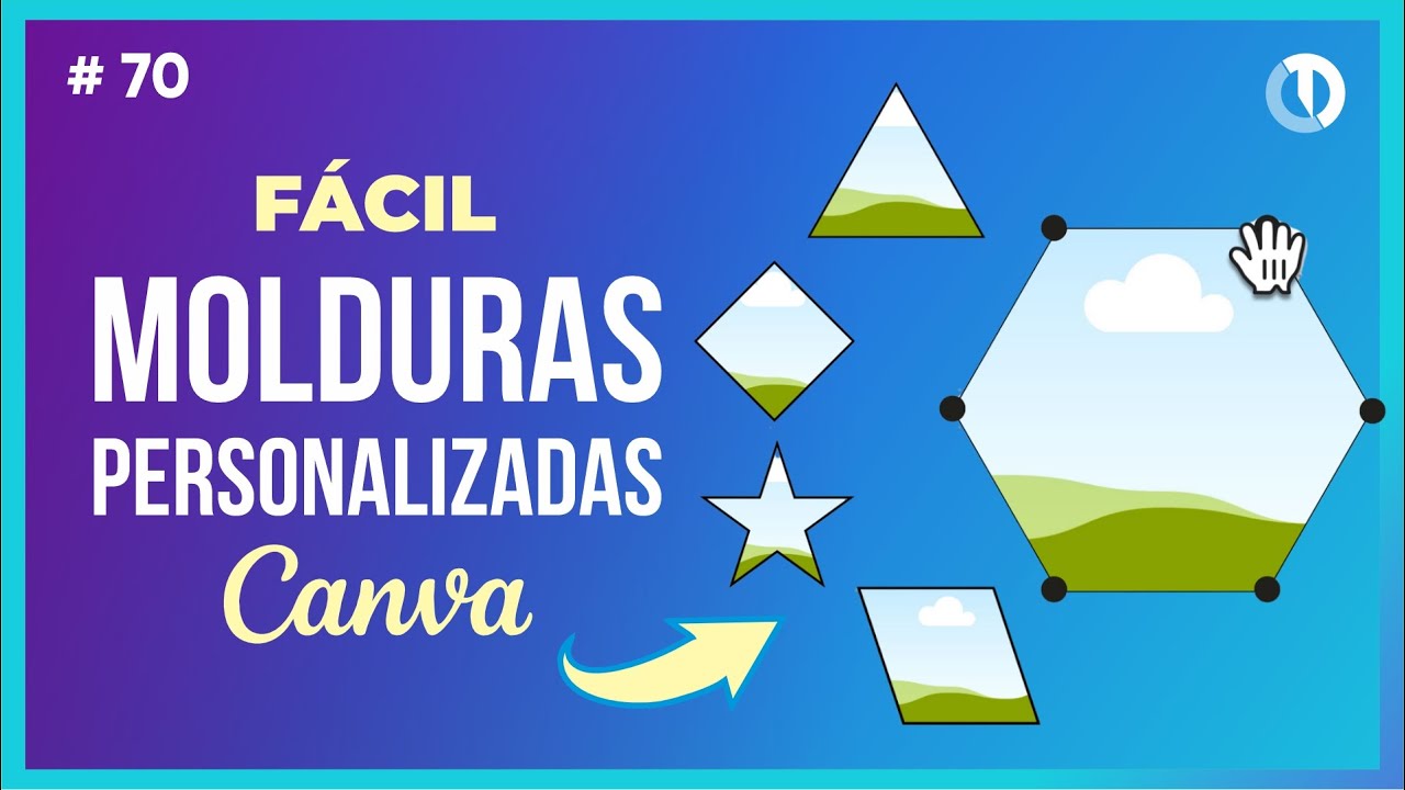 Como criar molduras no Canva fácil - Frame Maker (Curso de Canva Grátis)