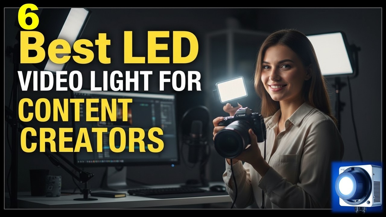 6 Best LED Video Light for Content Creators 🔥  RGB LED Video Light for Creators