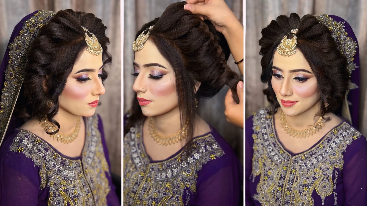 Juda hairstyle front and back | bridal juda hairstyle tutorial | how to make juda for function |