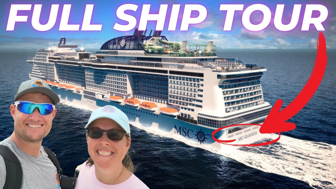 Дебют лайнера MSC Grandiosa в США: подробный обзор каждой палубы корабля.