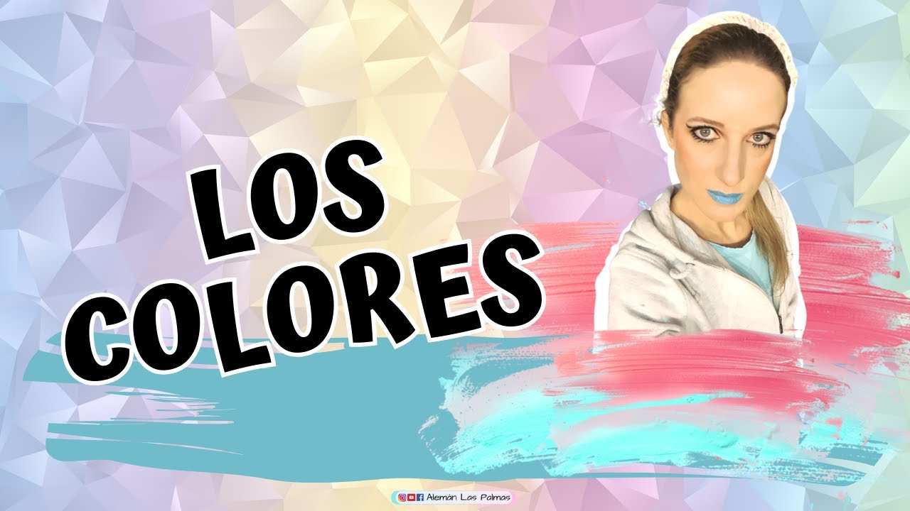 Aprende a decir los 𝗖𝗢𝗟𝗢𝗥𝗘𝗦 en alemán 🌈 die FARBEN - Vocabulario Básico Alemán