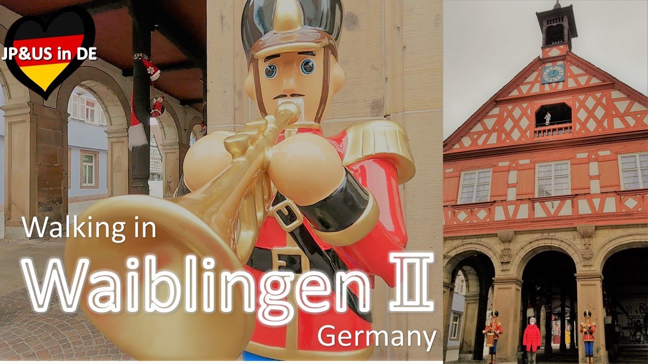 【Waiblingen②ドイツ】🇩🇪Walking in Waiblingen Germany / Weekend for Japanese & American living in Germany