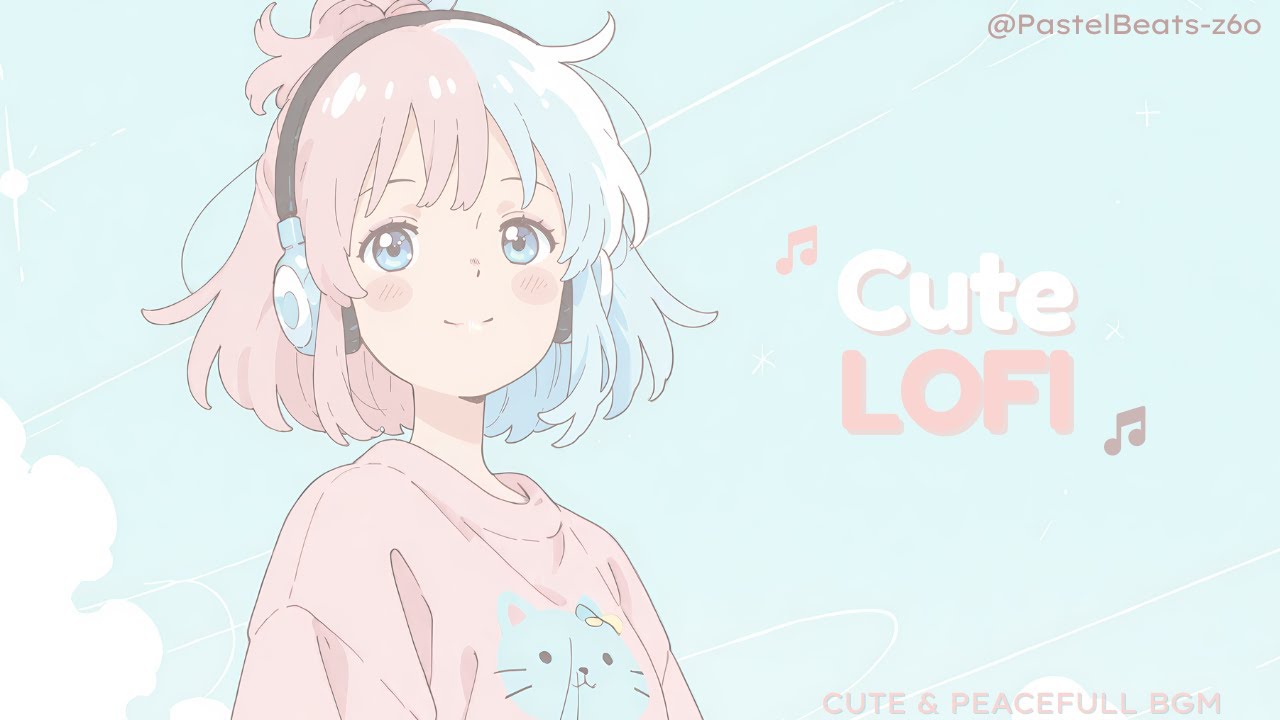 🎀 1 Hour of Cute lofi Playlist 🌸 Vol. 2 | BGM for Read, Study or Work Peacefully