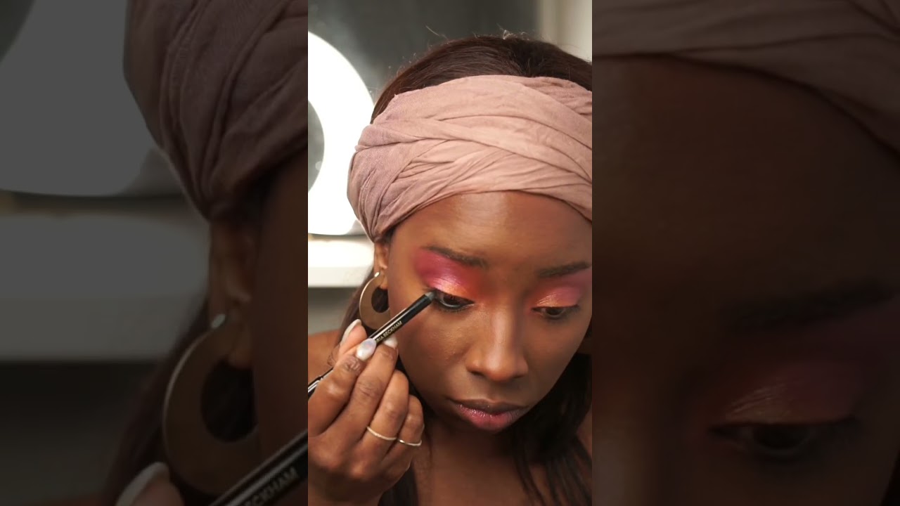 Loved recreating this stunning editorial makeup look 💗