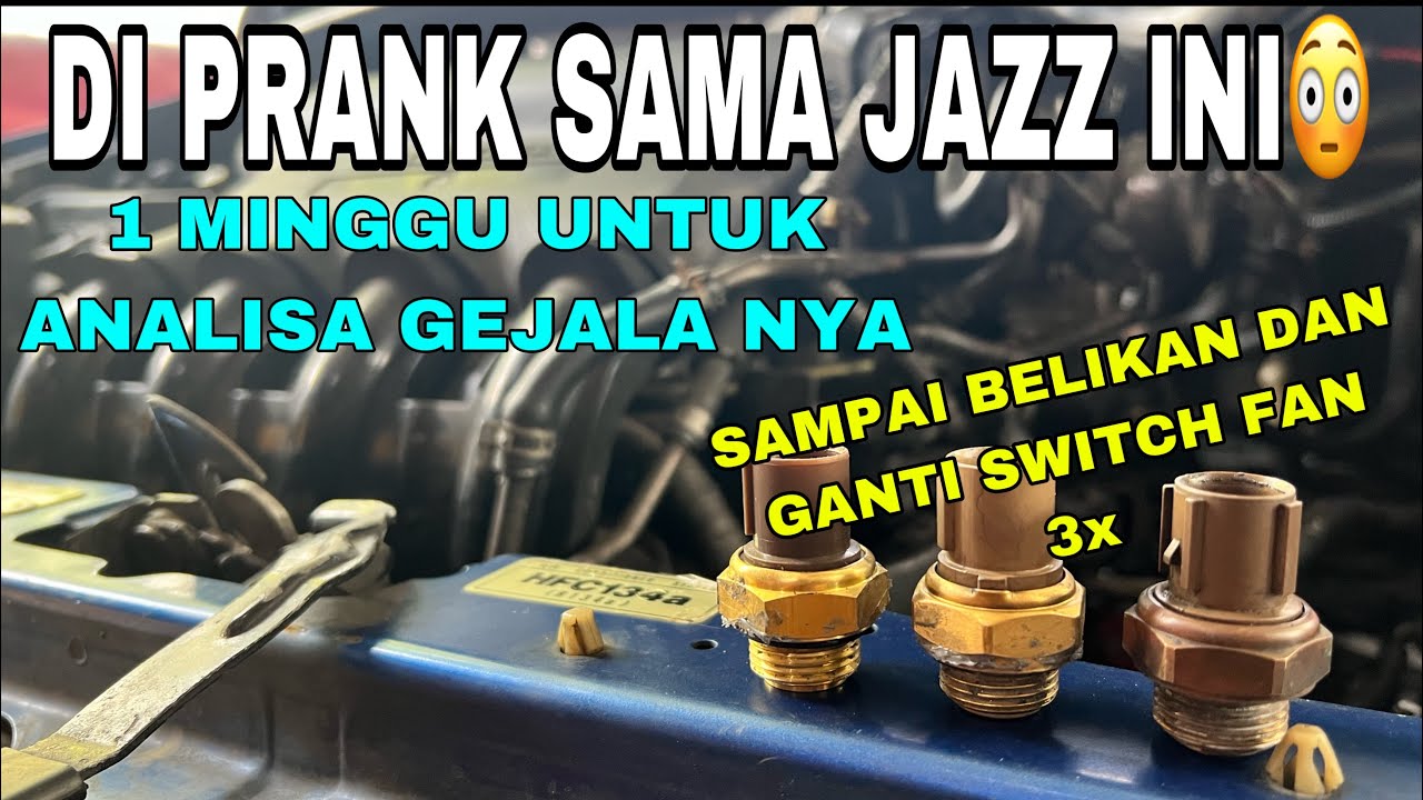 JAZZ IDSI 2004 KELUHAN AIR RADIATOR CEPET HABIS & MESIN CENDERUNG PANAS