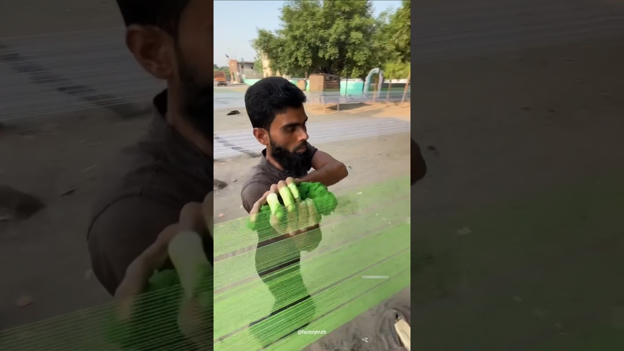 Making manja in factory | Manja kaise banta hai #manjha #factory #patang #shorts