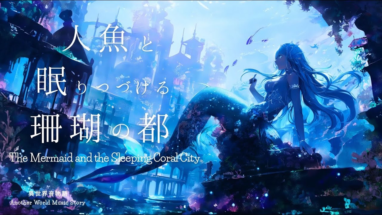 【異世界音物語】人魚と眠りつづける珊瑚の都The Mermaid and the Sleeping Coral City【ケルト 音楽 リラックス 睡眠 BGM】