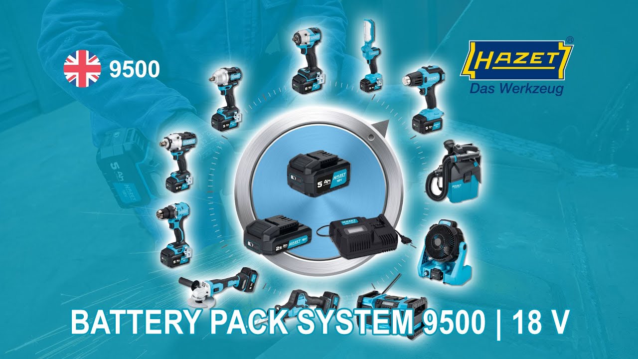 HAZET rechargeable battery program - SYSTEM 9500