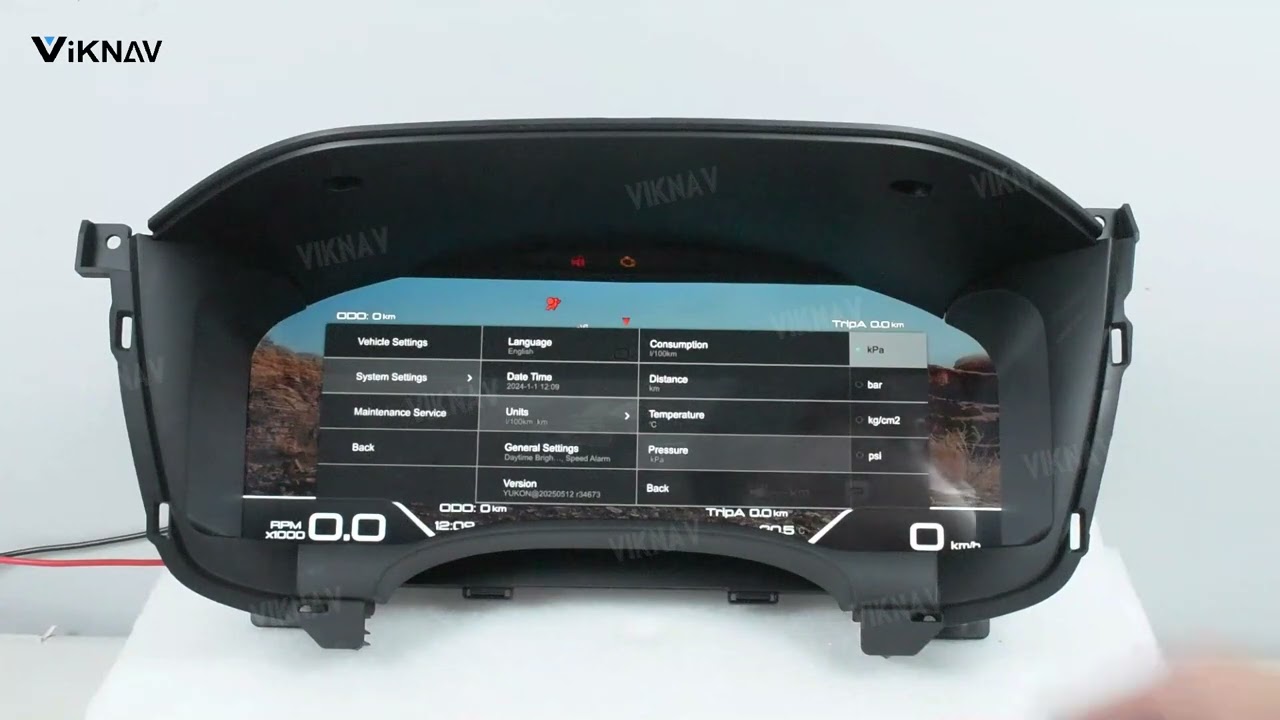 Viknav 15.1 Inch Car Digital Cluster For Chevrolet Silverado GMC Sierra 2007-2013:  Install Video