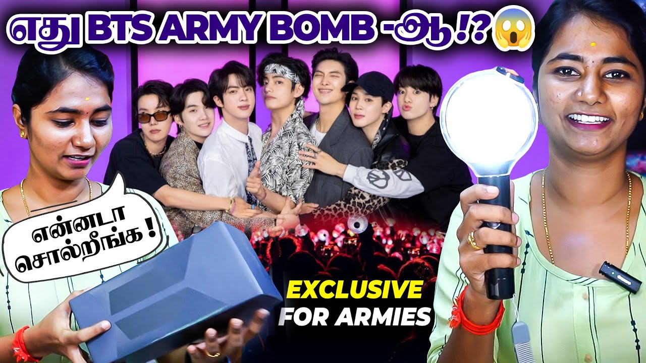 BTS Army Bomb Unboxing in India | BTS lightstick unboxing in Tami | BTS Tamil Armies | BigHit