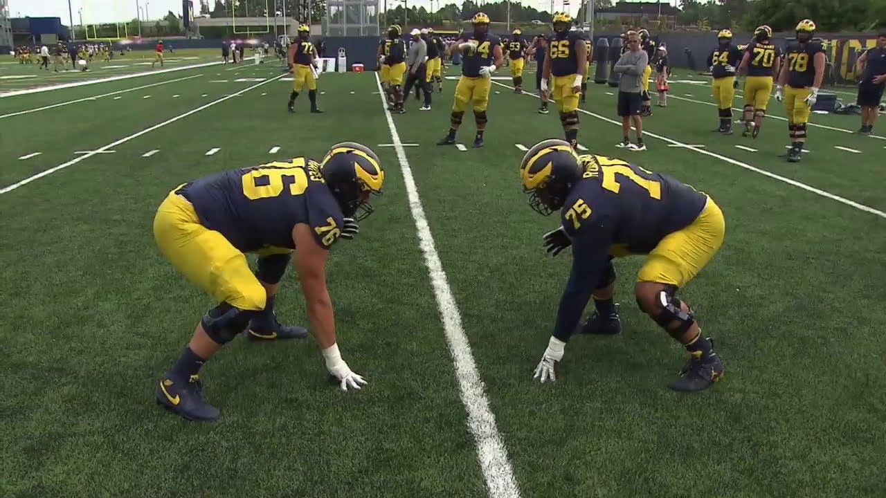 Michigan's O-Line Touts Experience, Size and Smarts