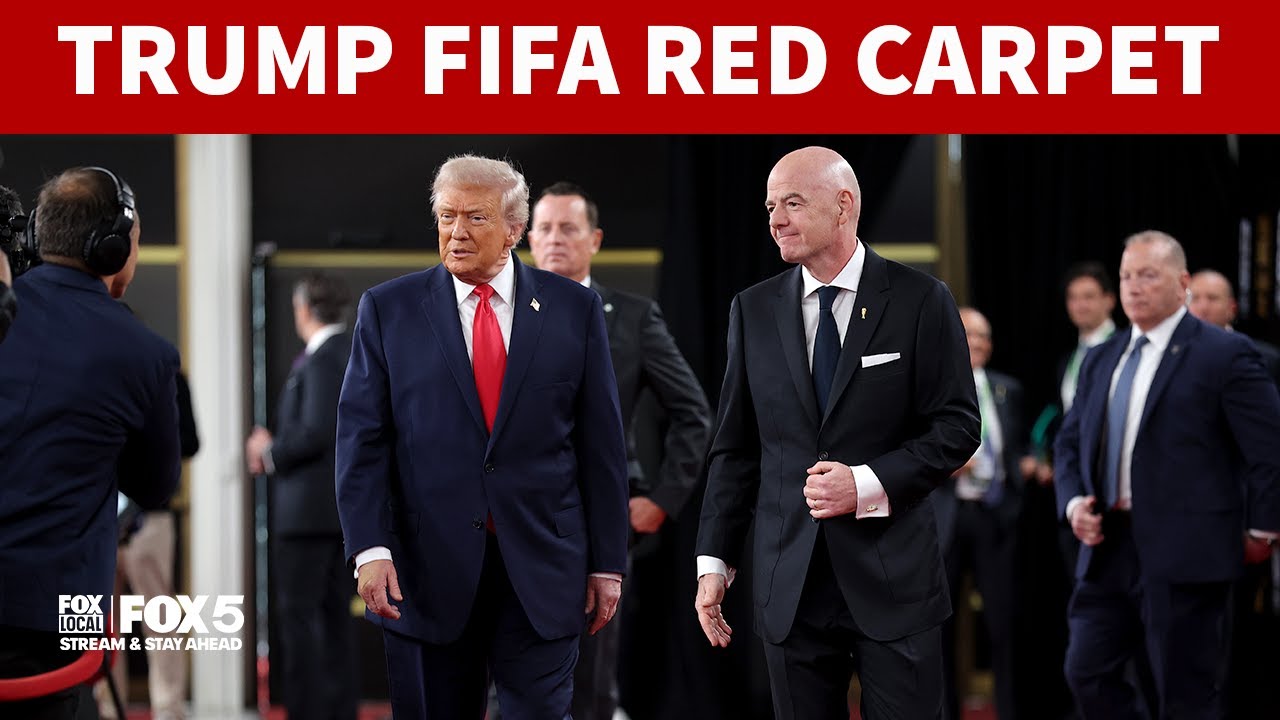 WATCH: President Trump on the FIFA World Cup draw red carpet | FOX 5 DC