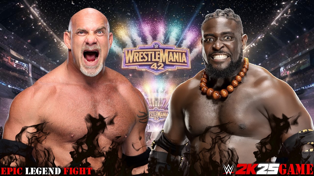 Голдберг против Оба Феми: Передача эстафеты! 😱 (Матч мечты на WrestleMania 42) WWE 2K25