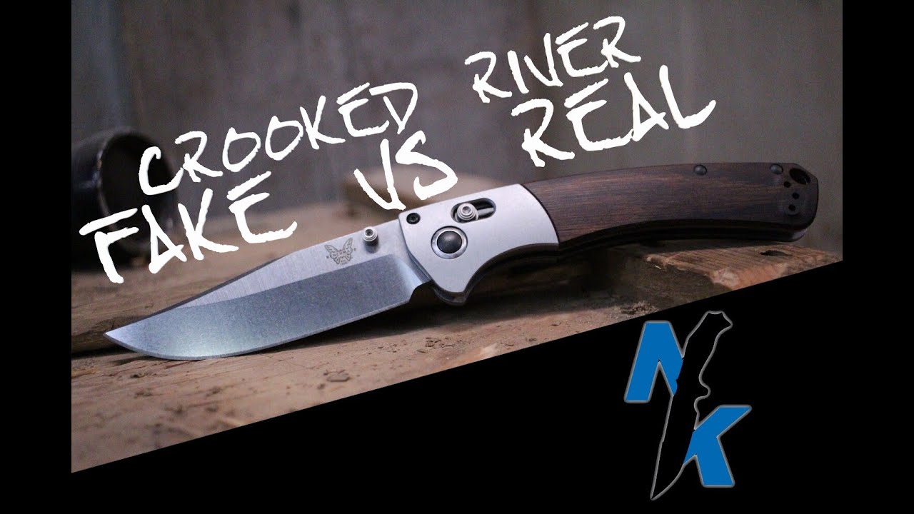 Benchmade Crooked River: Fake VS Real