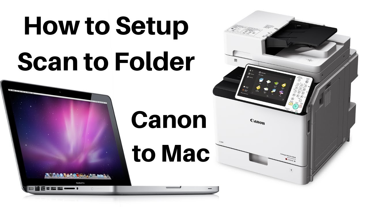 How To Setup Scan to Folder (Canon to Mac)