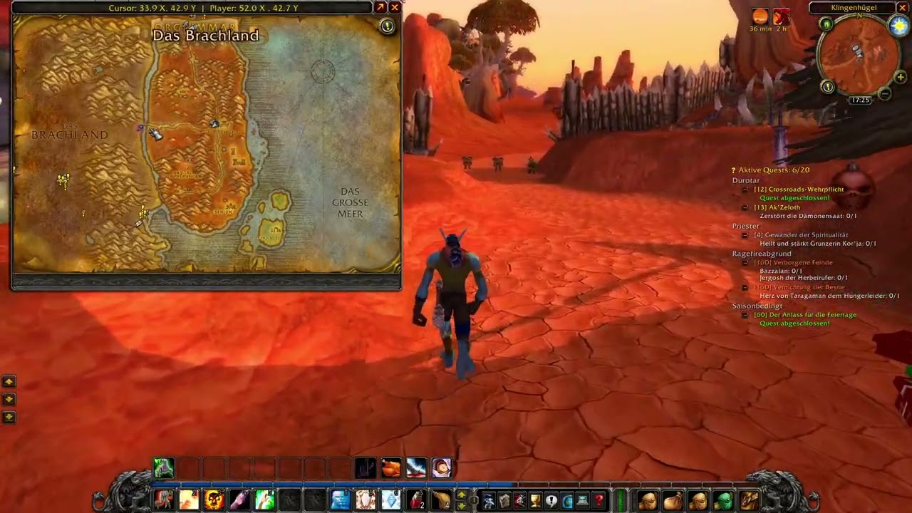 WoW Classic 2025 – Kochen gelernt, Eber geschlachtet & fast vom Berg gefallen(Blind) | S01E04