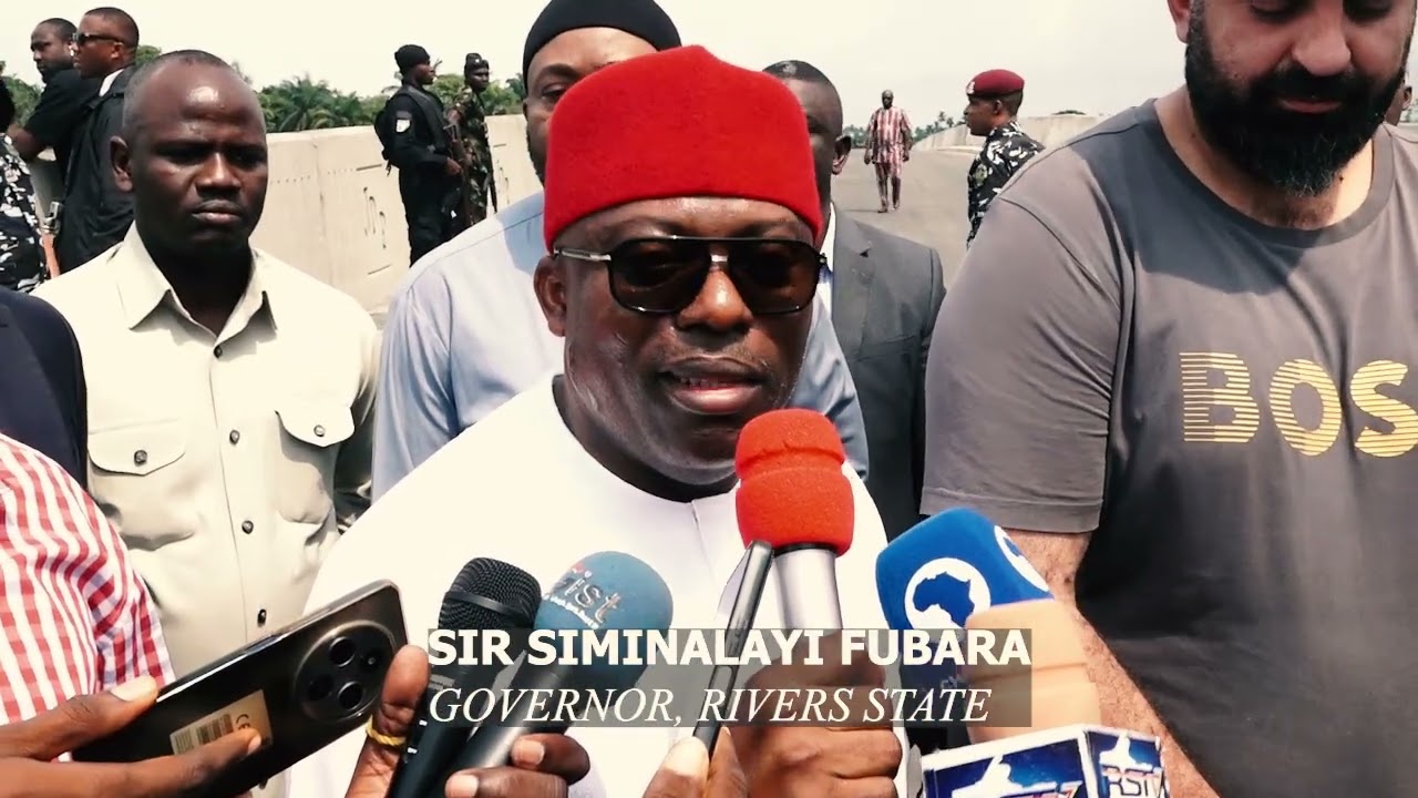 GOV FUBARA INSPECTS  AGBA-NDELE  ROAD PROJECT, LAUDS COMPLETION OF BRIDGE,  INAUGURATION ON MAY 2026
