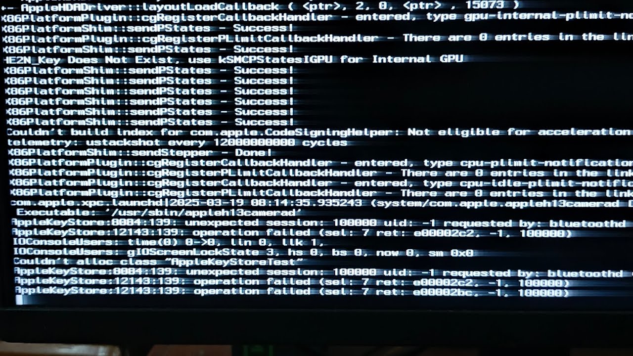 How to fix AppleKeyStore:12143:139: operation falled
