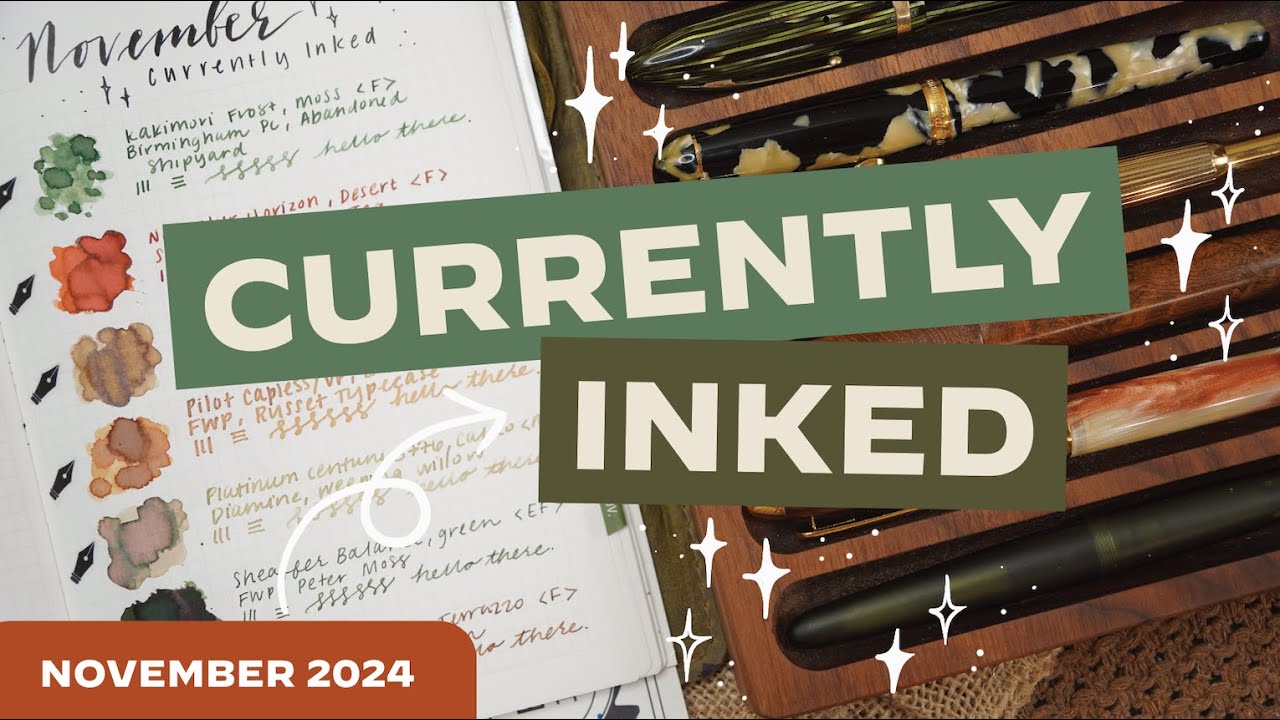 Going All-In Autumnal 🍂 Currently Inked ft. Platinum, Nahvalur, Kaweco, Pilot, Kakimori, and More!