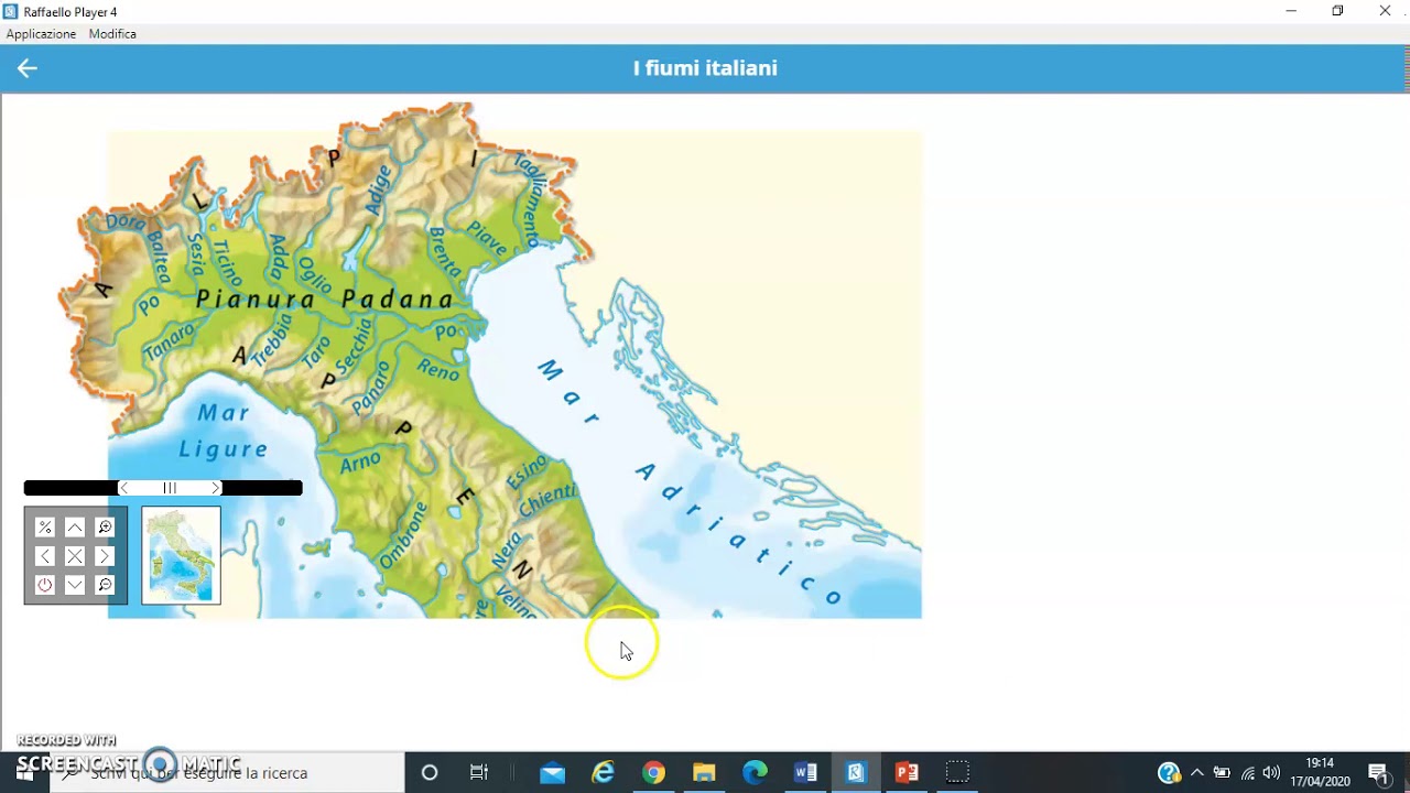 I FIUMI E I LAGHI IN ITALIA