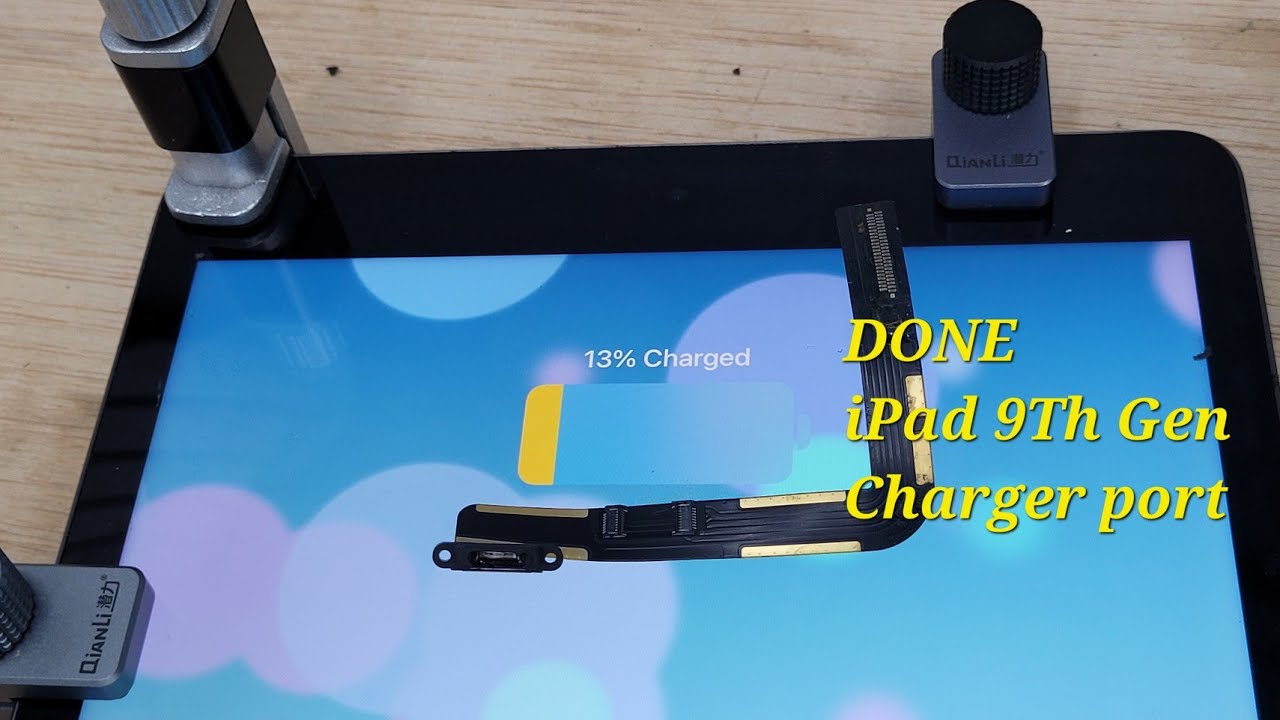 iPad 9th Charger port replacement, iPad not Charging ?