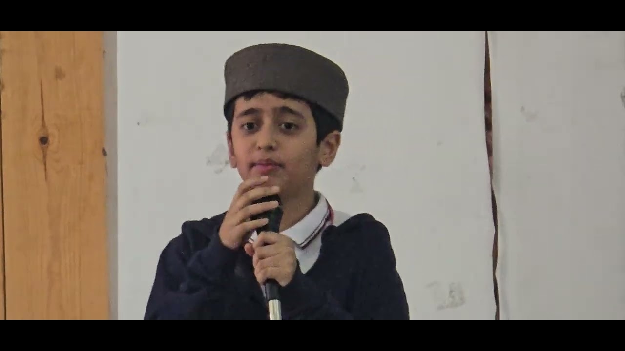 A great speech by Yaser from 6th grade at VIP's international high school.  