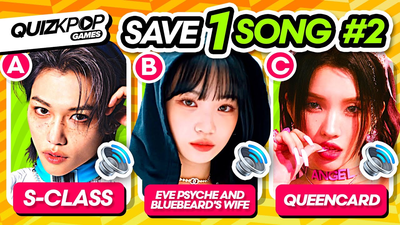 SAVE ONE SONG (KPOP EDITION) #2 💜✨ | QUIZ KPOP GAMES 2023 | KPOP QUIZ TRIVIA