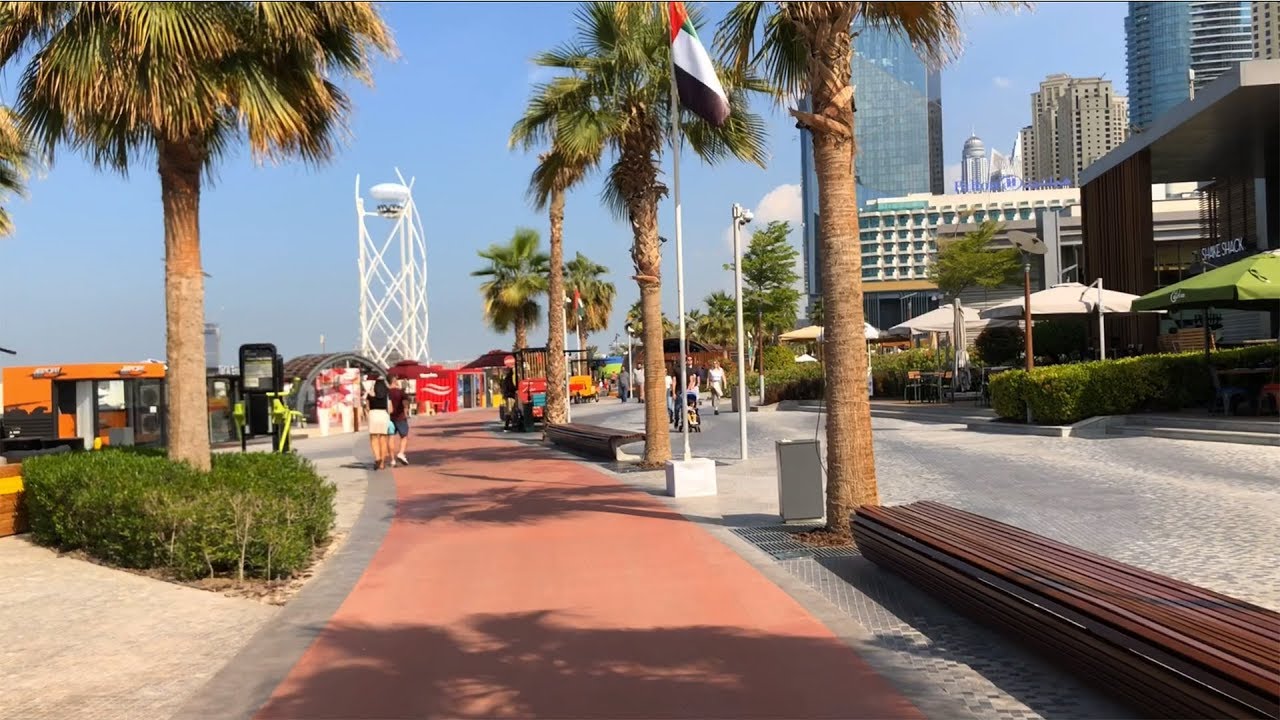 Promenade à Dubai, JBR【HD】