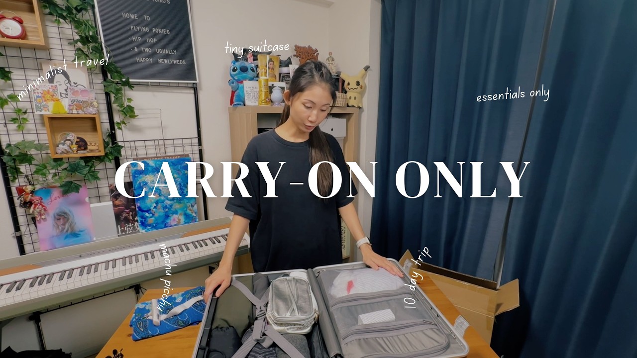 Pack with Me for 10 Days in Peru: Travel Light with ONLY a Carry-On and Must-Have Essentials!